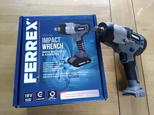 Ferrex 18v impact wrench new - impact,