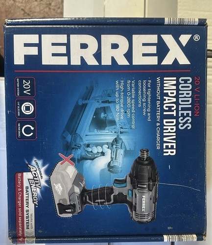 Ferrex 20v ion cordless - li-ion,