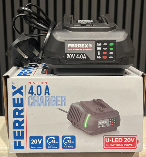 Ferrex charger for 20v 40v - ferrex, 20v/40v